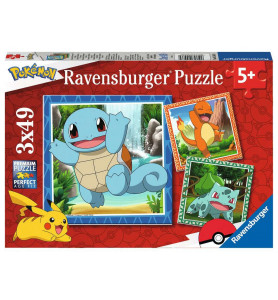 Pokemon Puzzle 3x49 stukjes...